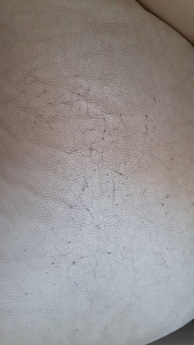 Sofá de pele genuína muito resistentes
