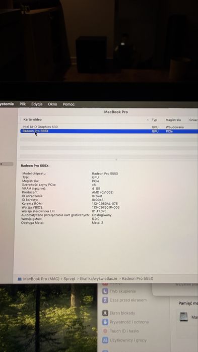 MacBook Pro 15 (2019) – i7 / 16GB / Radeon Pro 4GB