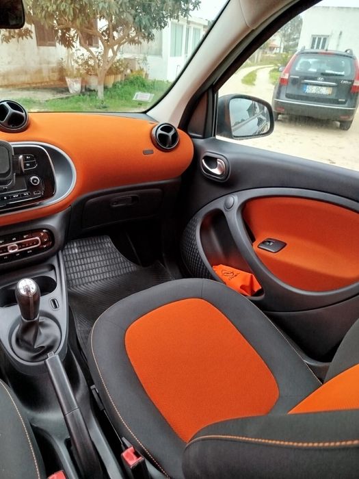 Smart ForFour Preto/Laranja