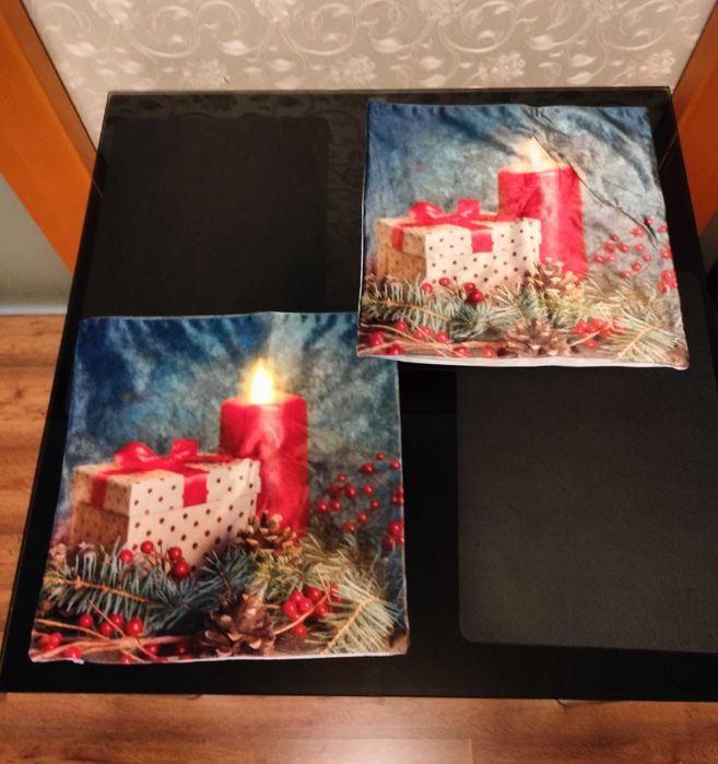 Poszewki i bieżnik świąteczny świecący