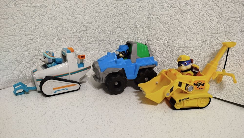 Рэкс,Крепыш,Рокки,Маршал,Эверест на машинах Щенячий патруль Оригинал