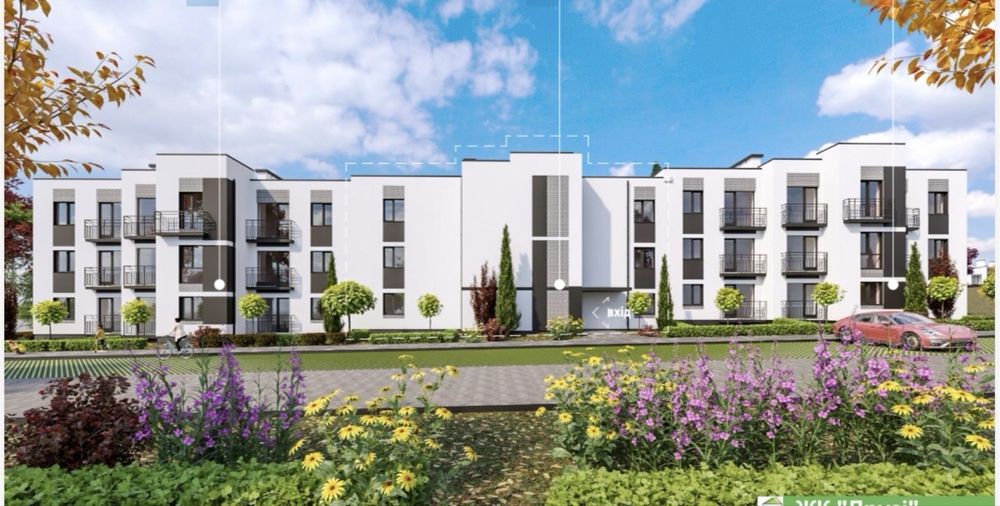 Продаж 2-кімнатної квартири в новобудові