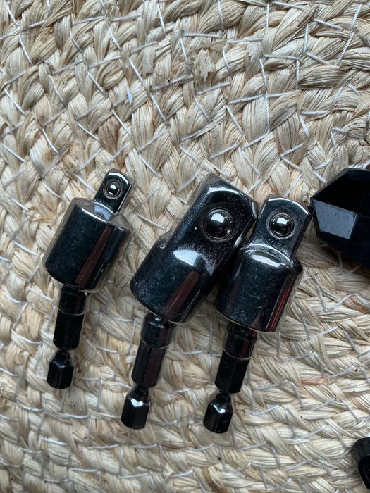 Набор 3 штуки якісних перехідників адаптерів карданчиків 1/4 3/8 1/2