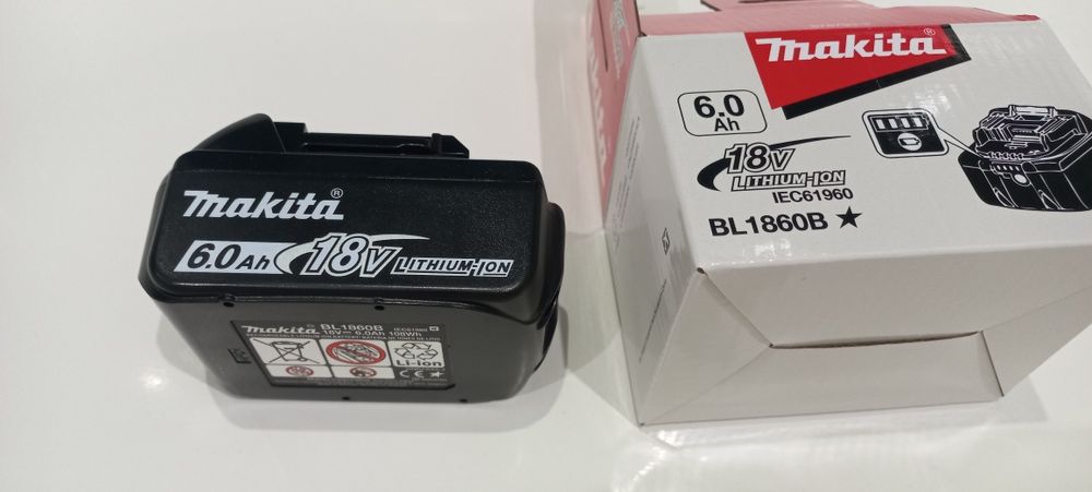 2sztuki baterii Makita 6ah 18v