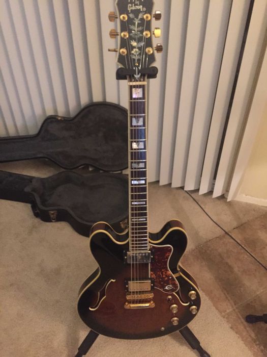 Epiphone Sheraton 1980's Sunburst Rare Logo