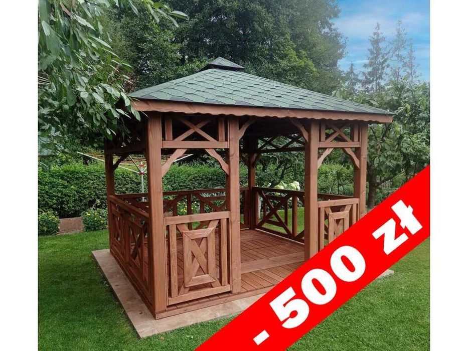 Dostępna od ręki!Altana, altanka, altanki, altany, 3x3m,4x3m,4x4m,6x4m