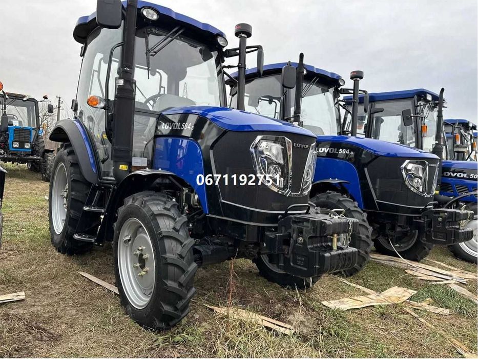 ЛОВОЛ FT 504CNC Мінітрактор з кабіною Кондиціонер. С выносным рычагом