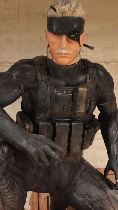 Estatua Figura Solid Snake Metal Gear Solid IV  1:1