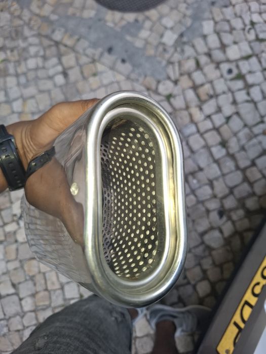 Ponteira de escape inox novo