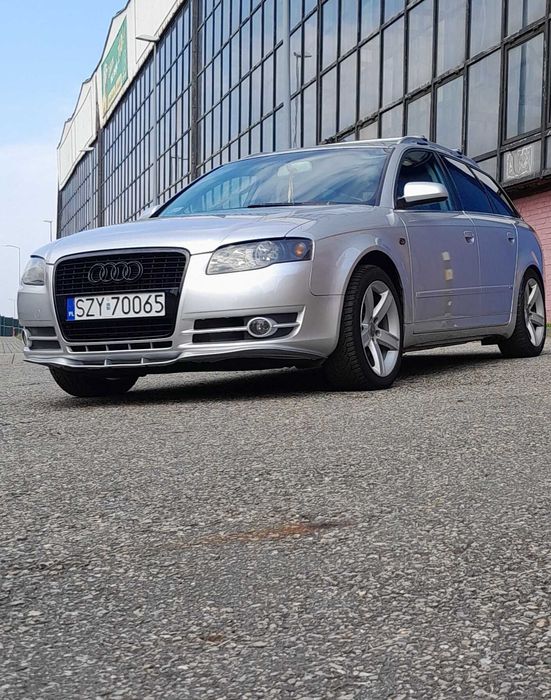 Audi A4b7 S-line 2005 rok . 2.0 TDI 140 KM . ZADBANE I UTRZYMANE W ŁADNYM STANIE .