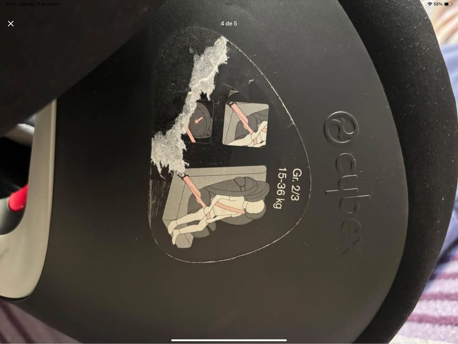 Cadeira auto para criança