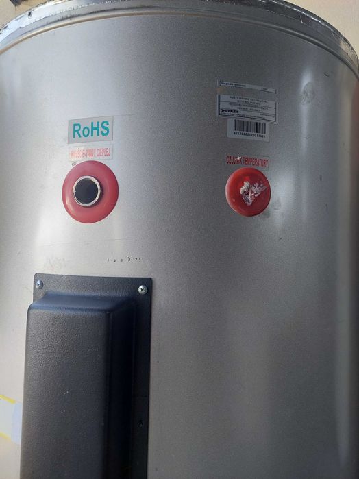 Bojler nierdzewny wężownica nierdzewna grzałka 200 l do pompy ciepła