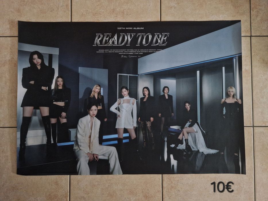 Photocards e posters das Twice