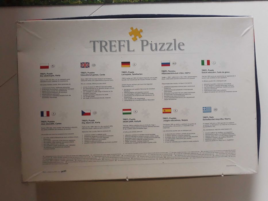 Puzzle Trefl 1000 + 1000 el. Wenecja/ Norwegia