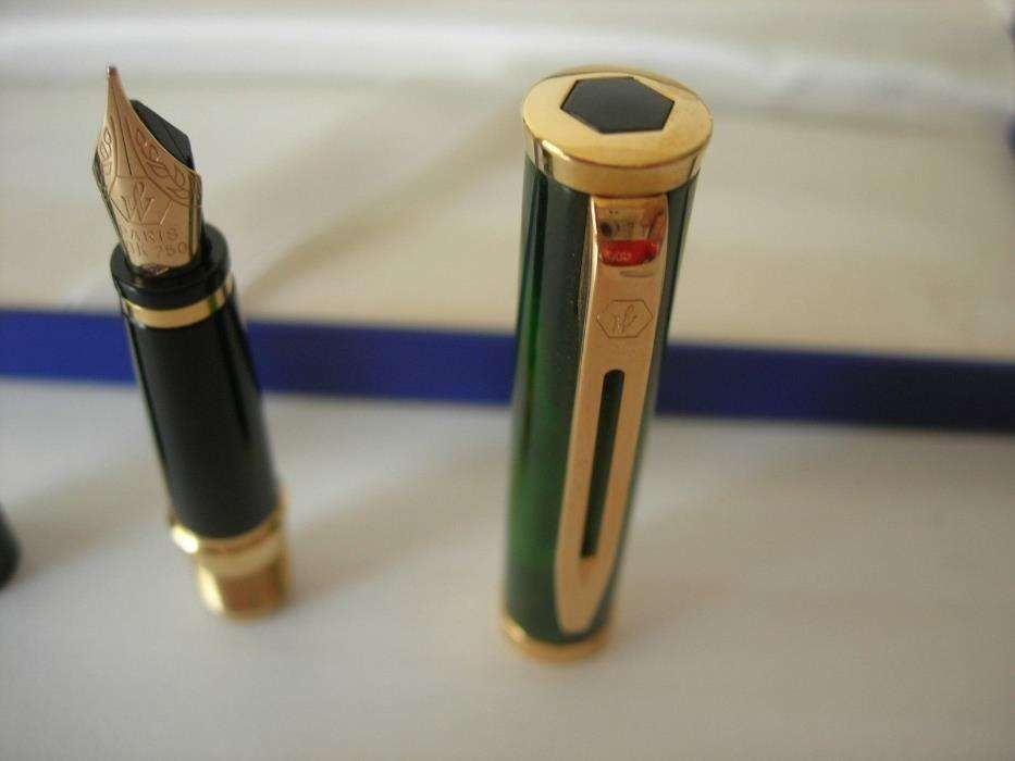 Waterman Preface Verde Marble Laque Aparo 18Kl 750