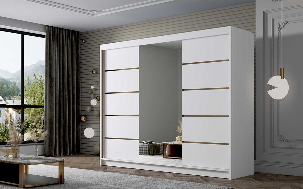 Nowość Szafa Przesuwna Goldi 250 V6 250 cm