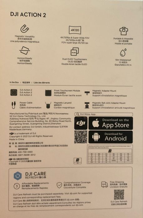 Dji Action 2 Dual Screen Combo