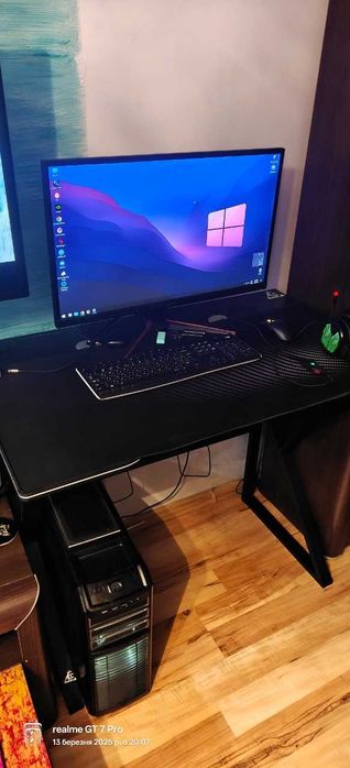 Biurko Gamingowe Komputerowe Stół Duży Stabilny na Komputer Laptop