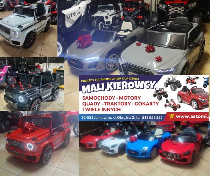 Mercedes Audi na akumulator dla dzieci Odbiór Wysyłka Sklep