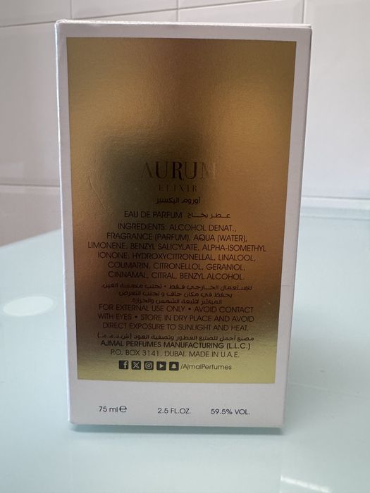 Perfume Ajmal Aurum Elixir 75ml