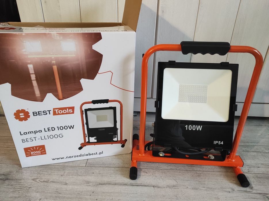 Lampa LED 100W robocza warsztatowa budowlana Nowa