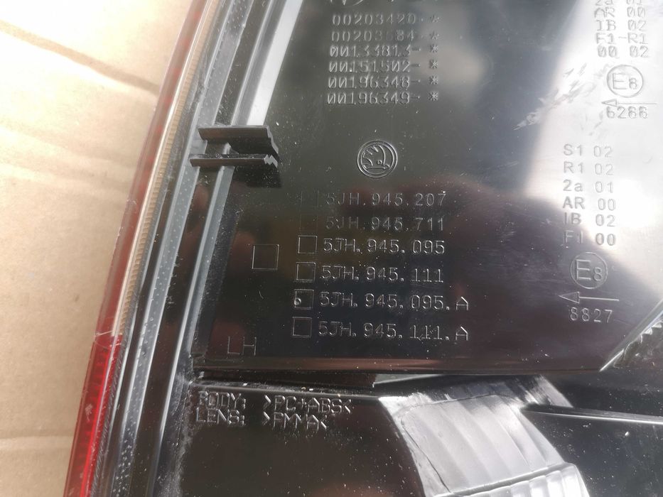 Ліхтар Фонарь Стоп Skoda Rapid  Шкода Рапід Рапид