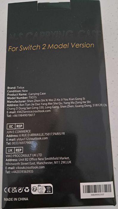 Capa Nintendo Switch
