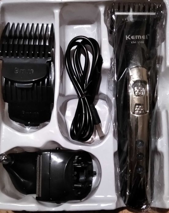Электробритва, машинка для стрижки, тример Kemei KM-1506 3-в-1