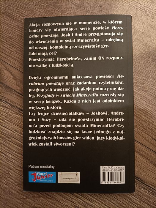 Książka Minecraft przygoda Portal. Droga bez powrotu.