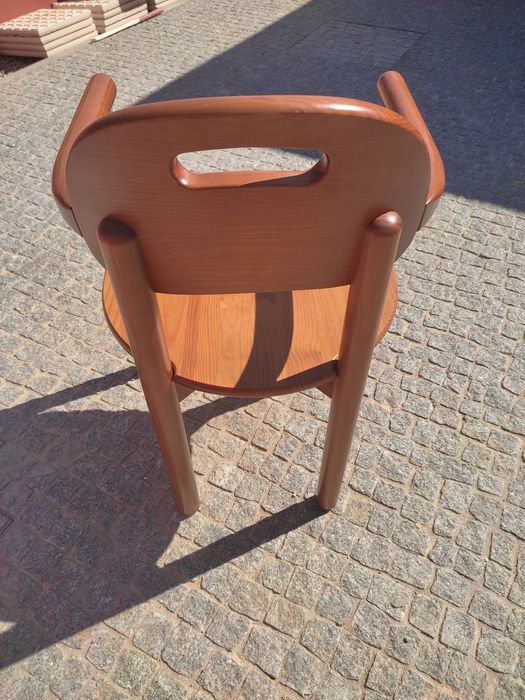 Cadeira de Braços Vintage em Pinho Maciço (Estilo Rainer Daumiller)