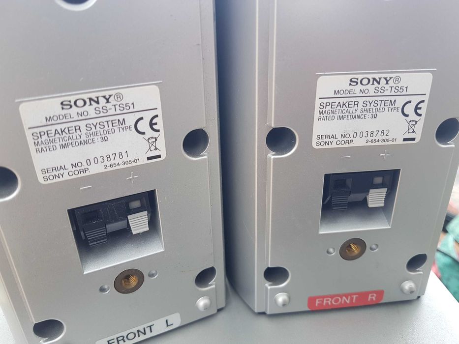 Colunas 5.1 sony + cabos63825211978625122