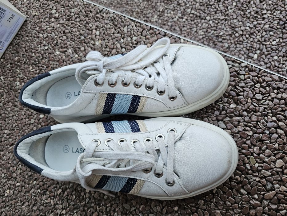 Buty półbuty tenisówki trampki skorzane Lasocki 37