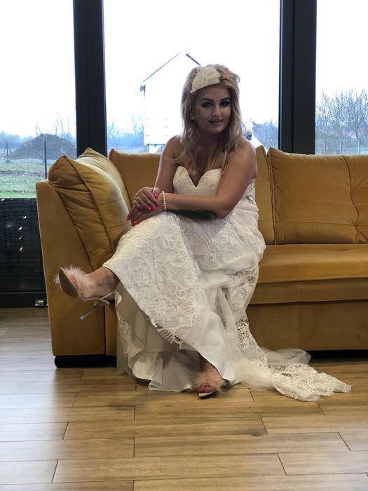 Przepiękna suknia ślubna rozmiar 38