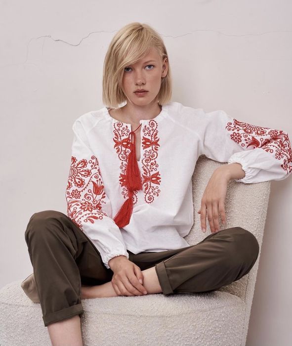 Жіноча вишита сорочка вишиванка, женская блуза вышиванка