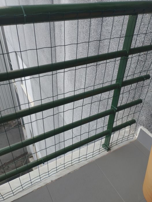 Rede Retangular Metálica Verde