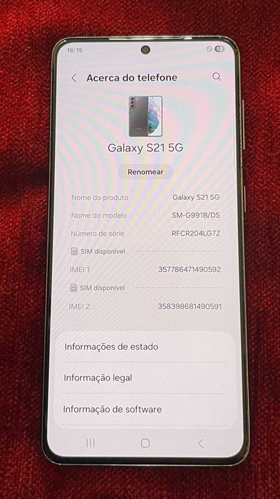 Samsung Galaxy S21 5G 128 GB, 8 GB RAM, dual SIM