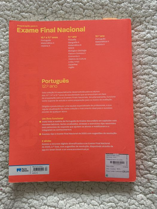 Livro de preparação EXAME PORTUGUÊS 12ano