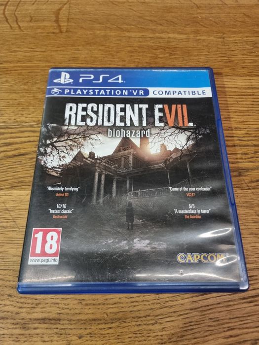 Resident evil 7 biohazard, playstation 4, VR, bdb stan, PL!