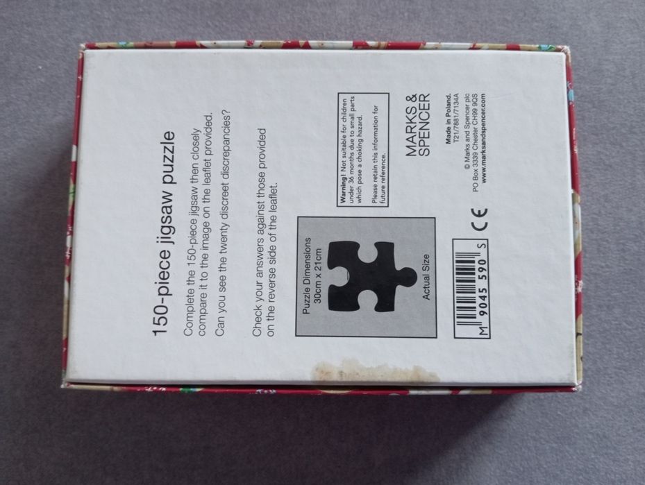 Puzzle 150 elementów świąteczne