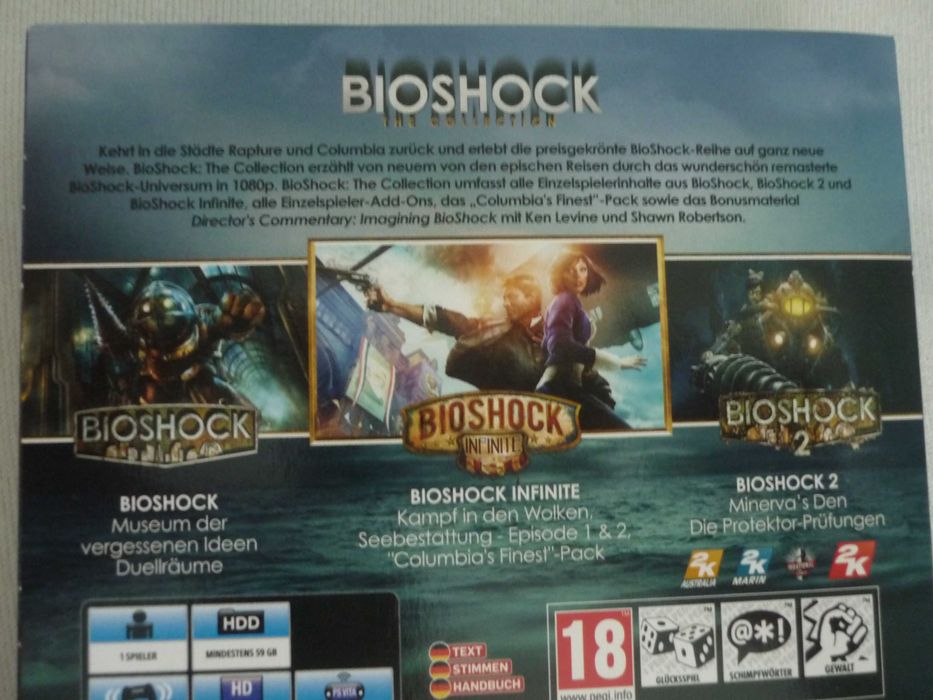 Bioshock collection / PS4 / PS5 / stan idealny