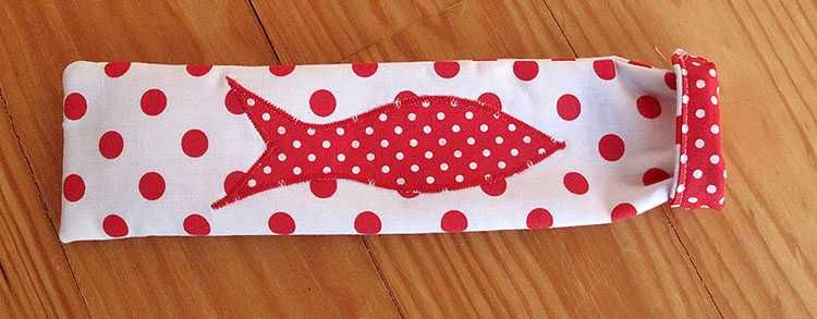 Porta-óculos de tecido