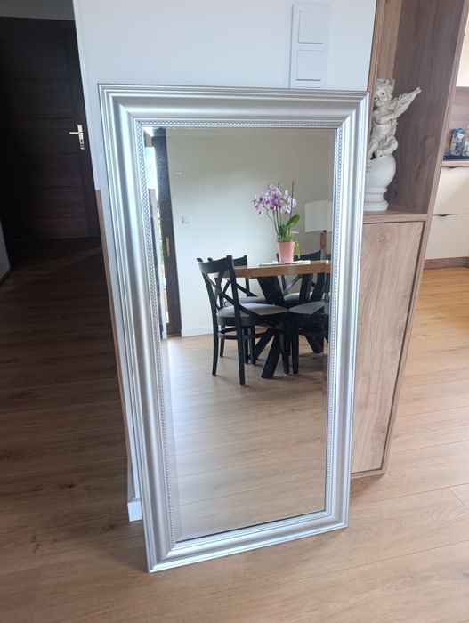 Lustro srebrna rama 60x120