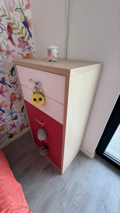 Mobilia de quarto completo de solteiro 200cmx90cm madeira