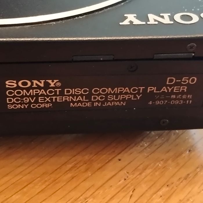 Leitor de CD sony