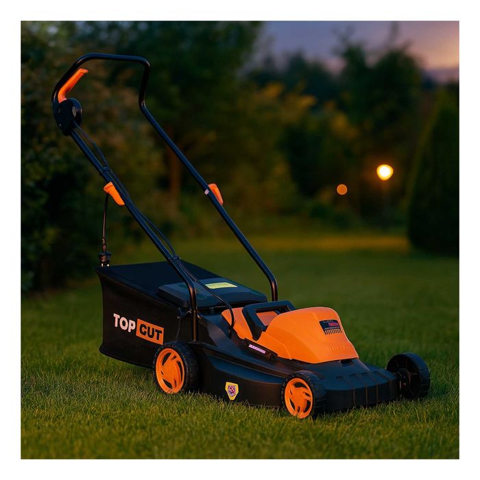 Kosiarka Elektryczna Do Trawy Top Cut 1800w Szer 40cm Kosz 30l Lekka