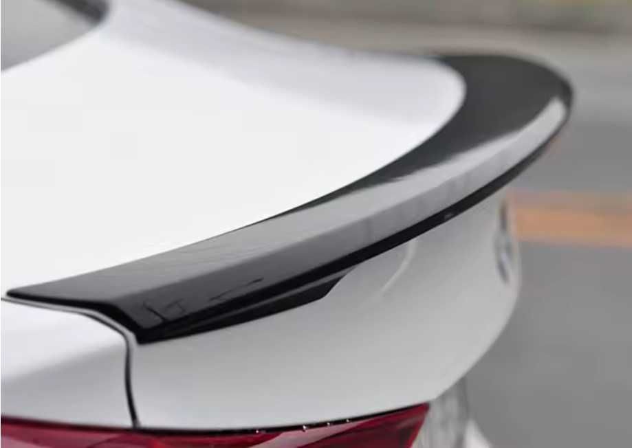 Спойлер чорний глянцевий Hyundai Elantra AD 2015-2018 / ABS пластик