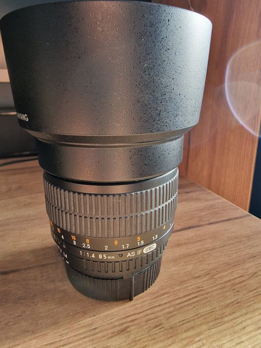 Obiektyw Samyang 85mm f1.4 dla Nikon