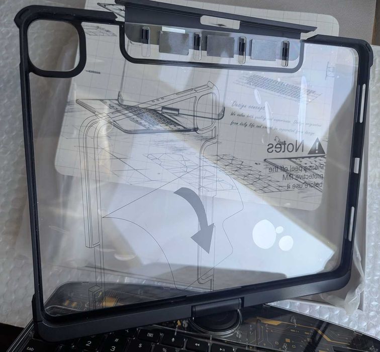 NEW чохол клавіатура з тачпадом підсвітка iPad Air Pro 12.9 13 " 2024