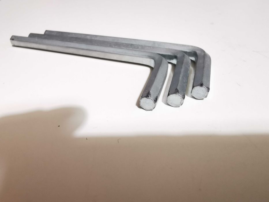 Klucze imbusowe, imbus 5mm, dwustronny, długi - 2 sztuki