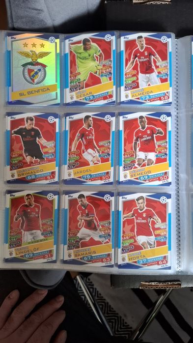 Karty Benfica
2016/17
Topps Match Attax 
Uefa Champions League